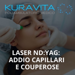 Laser Nd:YAG per capillari e couperose: pelle uniforme