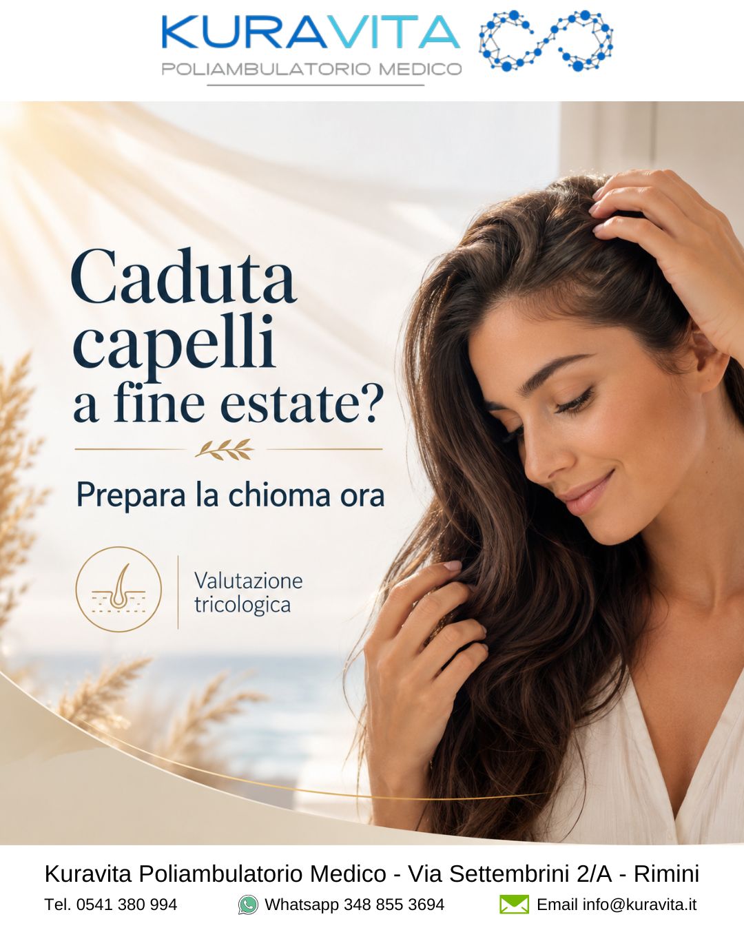 caduta capelli estate
